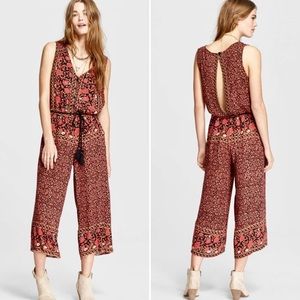 FP Cropped Floral Jumpsuit